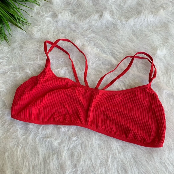 Free People Other - Free People red bralette strappy back M/L